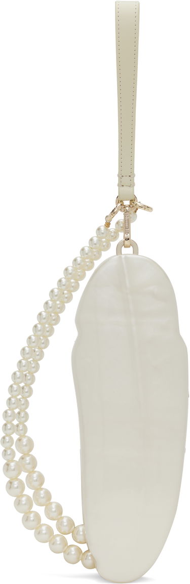 Torbica Simone Rocha Simone Rocha Feather Pearl Bag Bela | BAG180CB 0773, 0