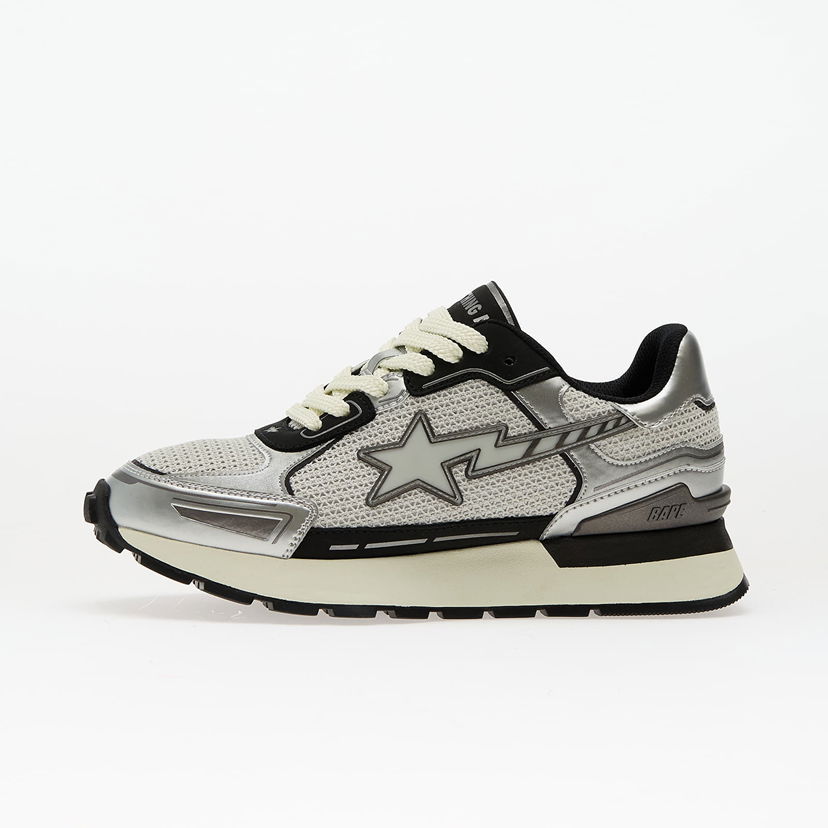 Superge in čevlji BAPE A BATHING APE Cross Sta 1 Siva | 001FWL301318MBLK