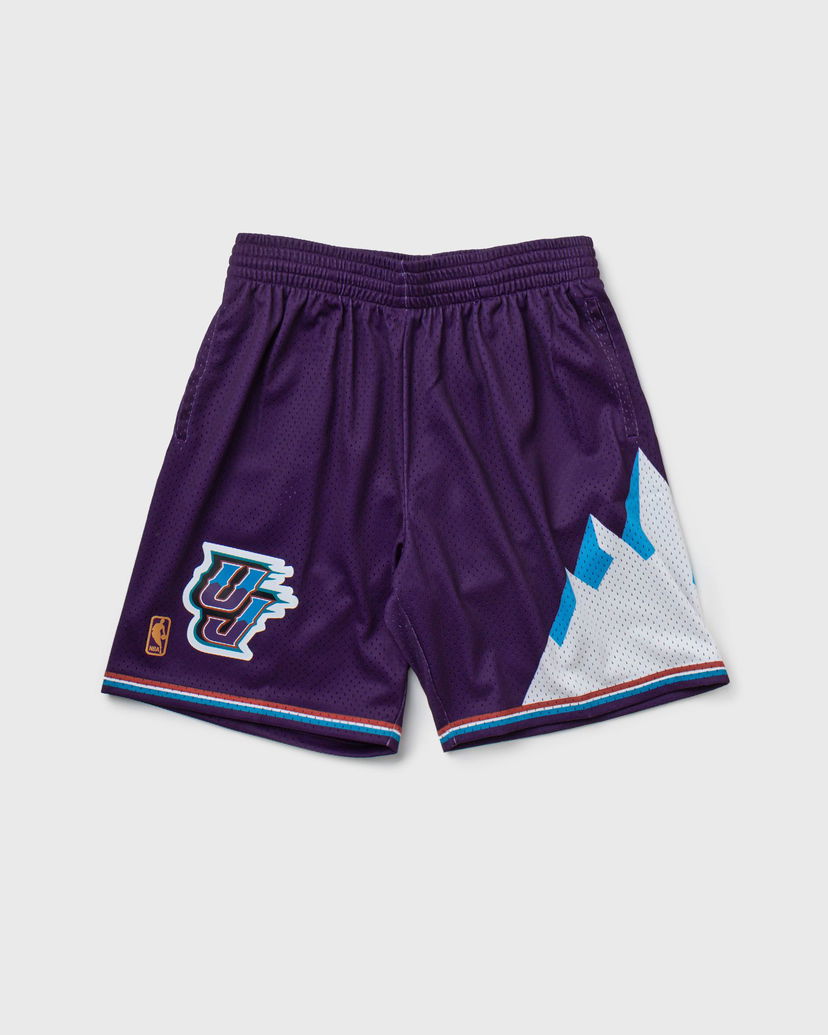 Kratke hlače Mitchell & Ness NBA SWINGMAN SHORTS UTAH JAZZ 1996-97 Lila | SMSHAC19028-UJAPURP96