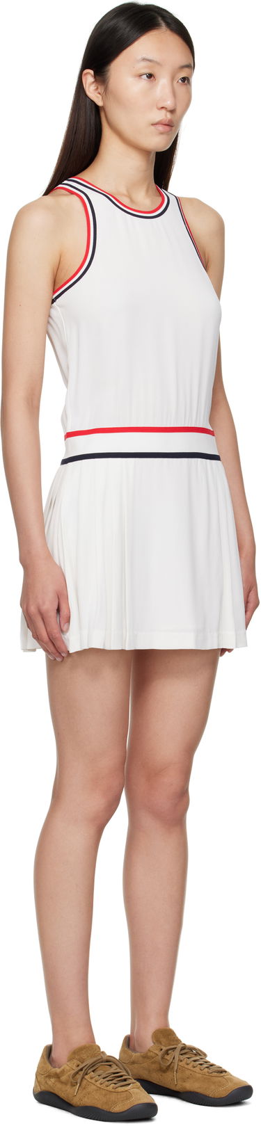 Obleke Sporty & Rich Sporty & Rich Phoebe Tennis Minidress Bela | DR004602300WH36, 1
