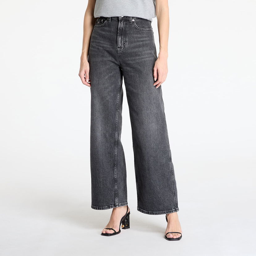 Kavbojke Tommy Hilfiger Tommy Jeans Claire High Rise Wide Leg Jeans W25/L30 Črna | DW0DW20660 1BZ