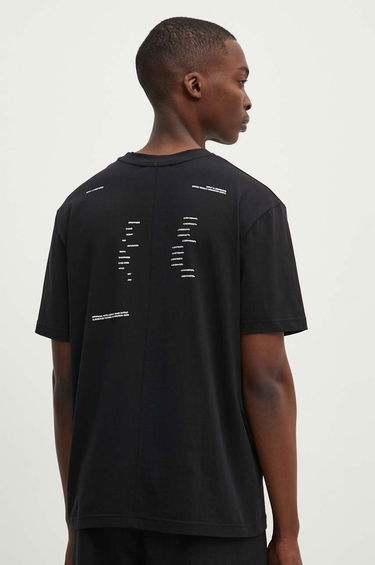 Majica HELIOT EMIL Abstract Portrait Print T-Shirt Črna | HE.M.09.041.C07, 4