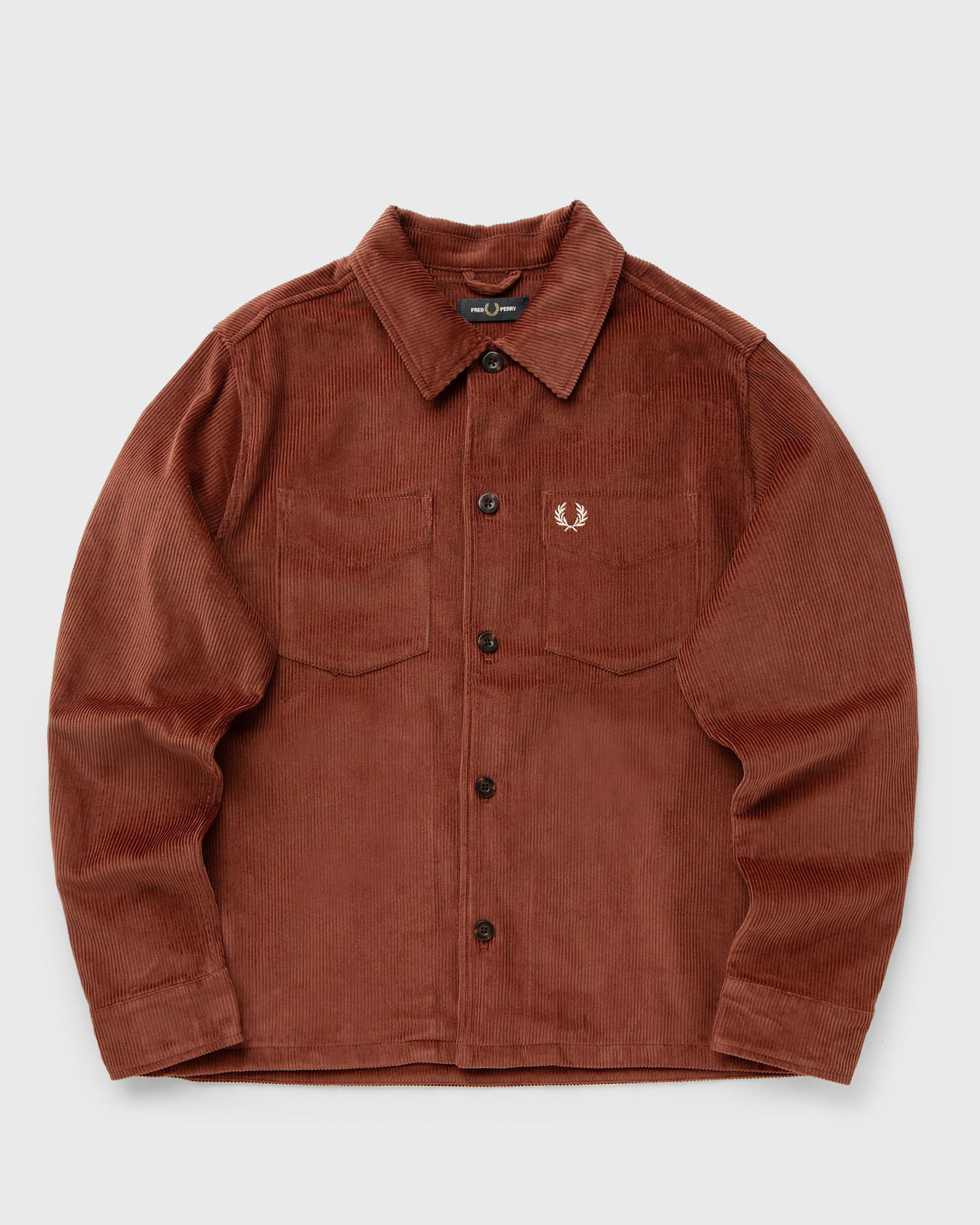 Srajce Fred Perry Corduroy Overshirt Rjava | M8516-S54, 0