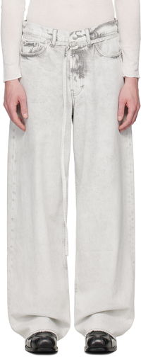 032c Down To Earth Wide Leg Jeans