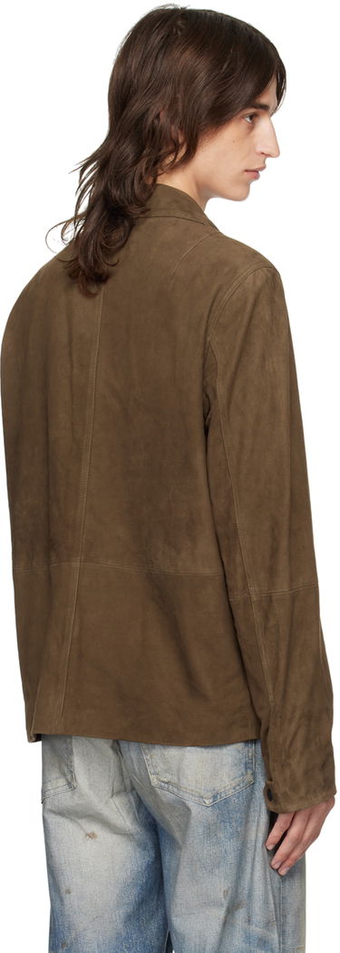 Jakna rag & bone Rag & Bone Melrose Suede Jacket Rjava | MBW24F2022SUML, 2