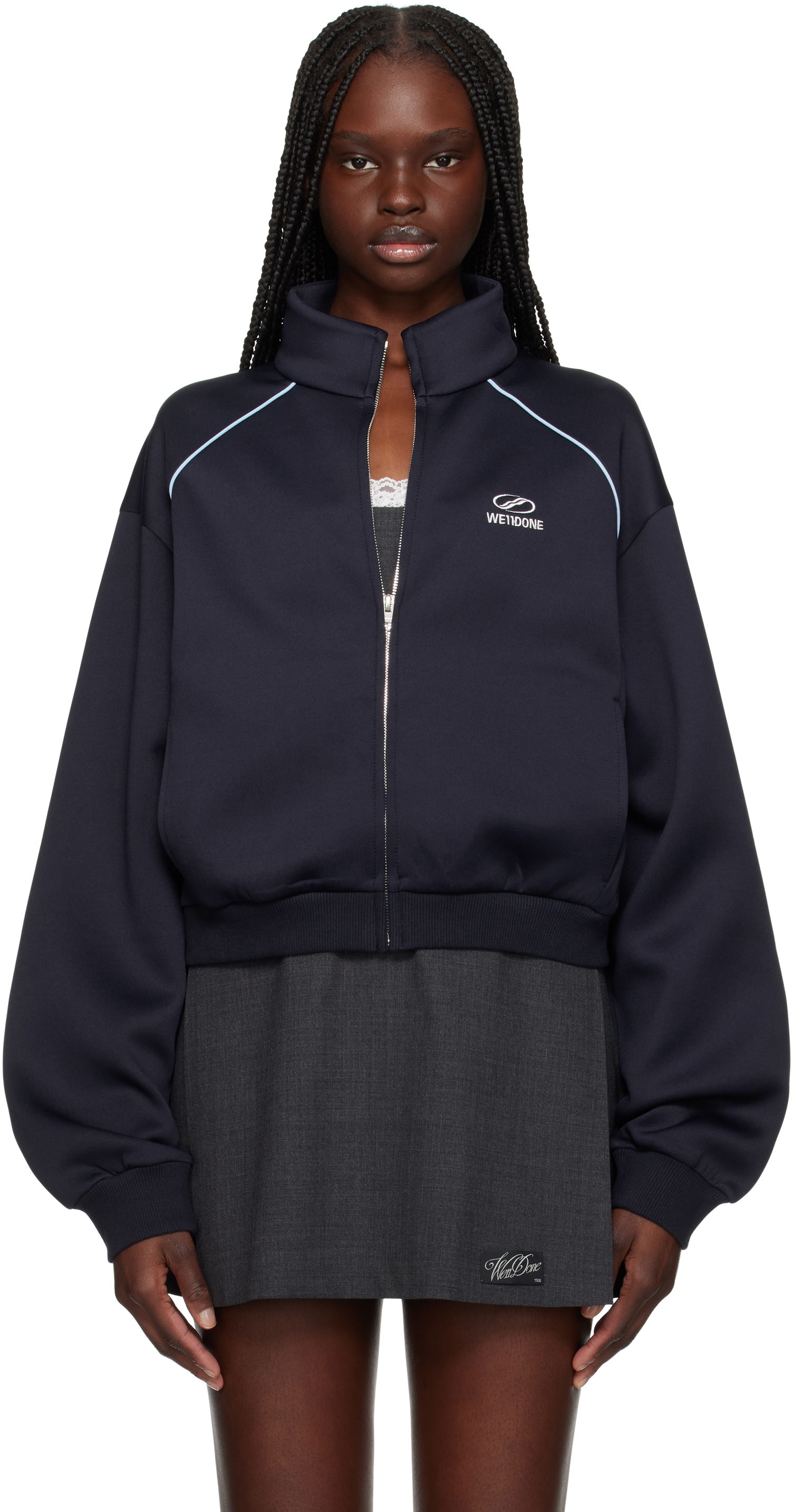 Bomber jakna We11done We11done Sporty Selldone Track Jacket Mornarica | WD-TJ1-25-832-W-NV, 0