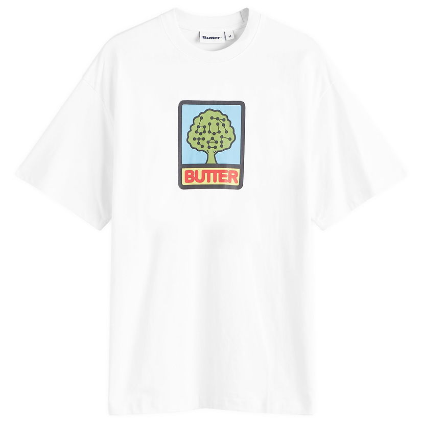 Majica Butter Goods Growth T-Shirt Bela | BGQ224D20401