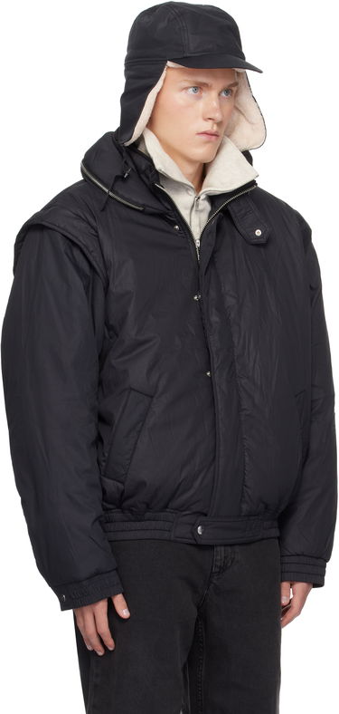 Puhovka ISABEL MARANT Isabel Marant Kasim Puffer Jacket Črna | VE0404HA-B3C03H, 1