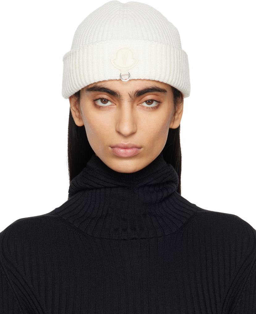 Beanie Moncler Willow Smith x Wool Beanie With Logo Patch Bela | J209T 3B00004 - M1131
