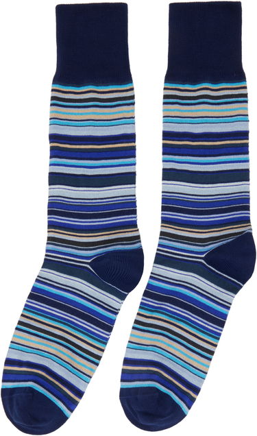 Nogavice Paul Smith Paul Smith Signature Stripe Socks Three-Pack Večbarvna | M1A.SOCK.JPACKM, 4