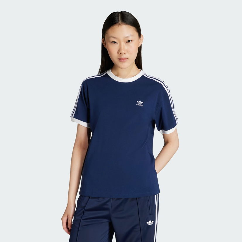Majica adidas Performance 3-Stripes T-Shirt Modra | JY4852