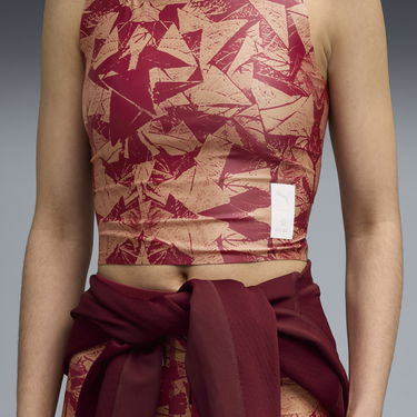 Krop-top Puma PUMA x SAYSKY Abstract Pattern Crop Running Top Večbarvna | 527835_90, 4