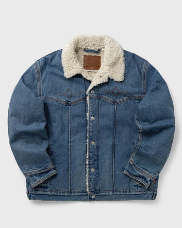 Jakna Levi's Sherpa Trucker Jacket Modra | 002WX-0001, 0