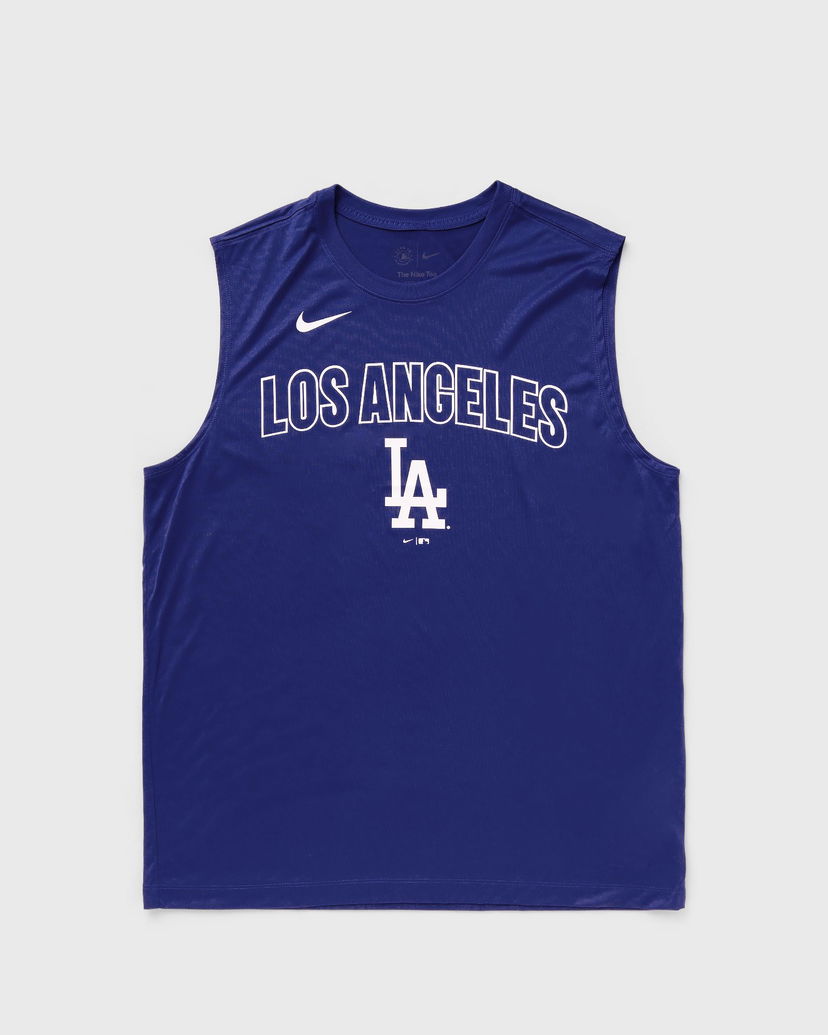 Majica brez rokavov Nike Los Angeles Dodgers Muscle Tank Modra | 01B3-4EW-LD-Y8P
