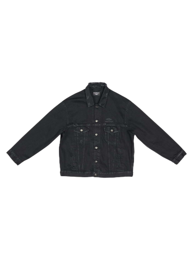 Jakna Balenciaga 3B Sports Icon Large Fit Jacket Črna | 704298TBP470102