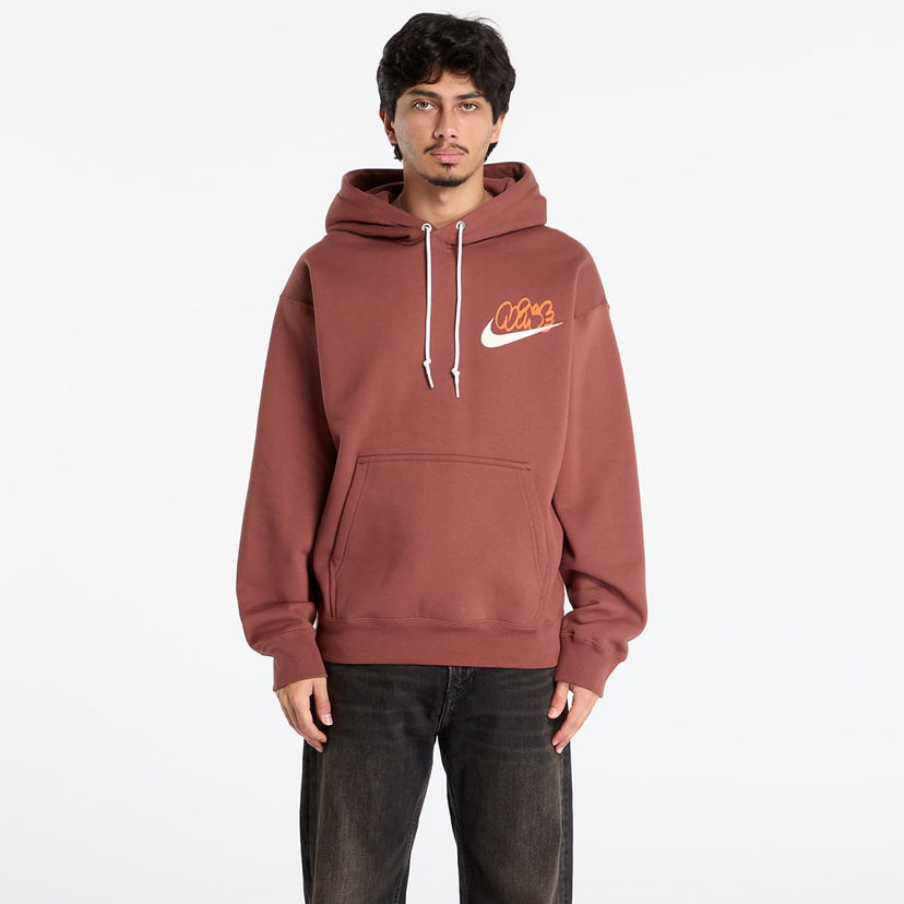 Pulover Nike Solo Swoosh Fleece Hoodie Rjava | IH4293-218
