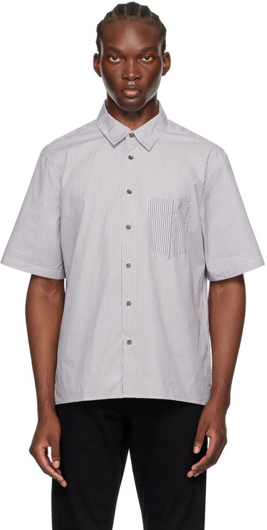 Srajce rag & bone rag & bone Dalton Striped Shirt Bela | MBW24PA018MSML, 0