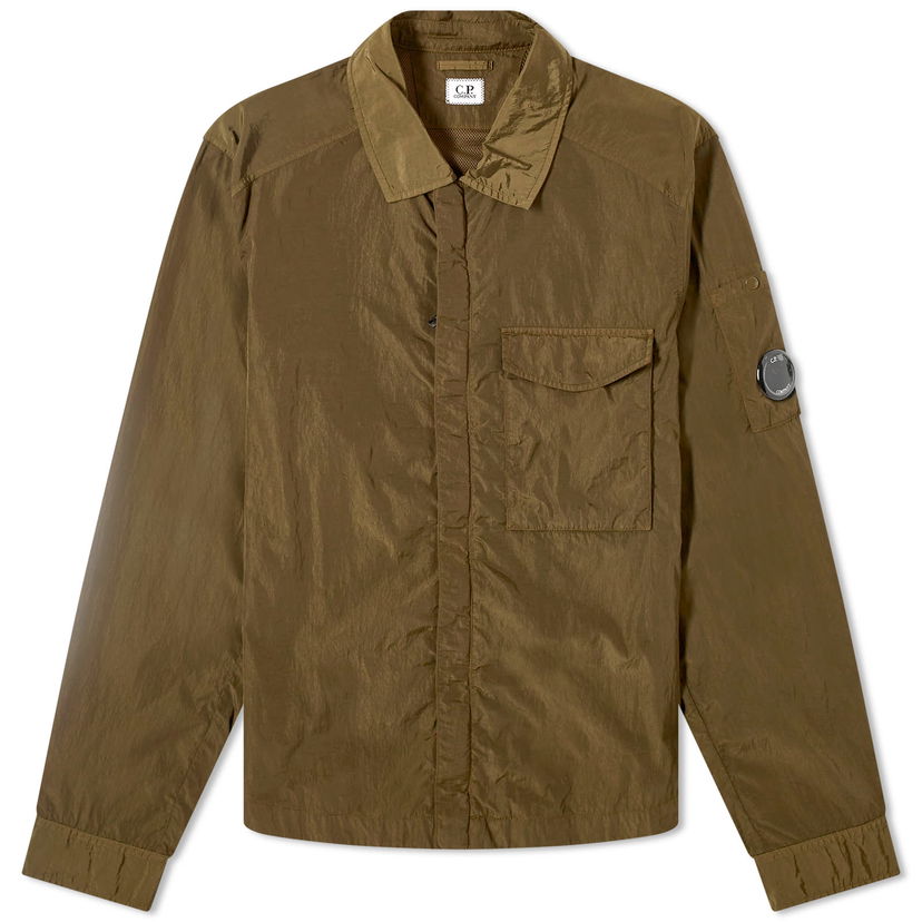 Jakna C.P. Company Chrome-R Pocket Overshirt Rjava | CMOS039A-005904G-683
