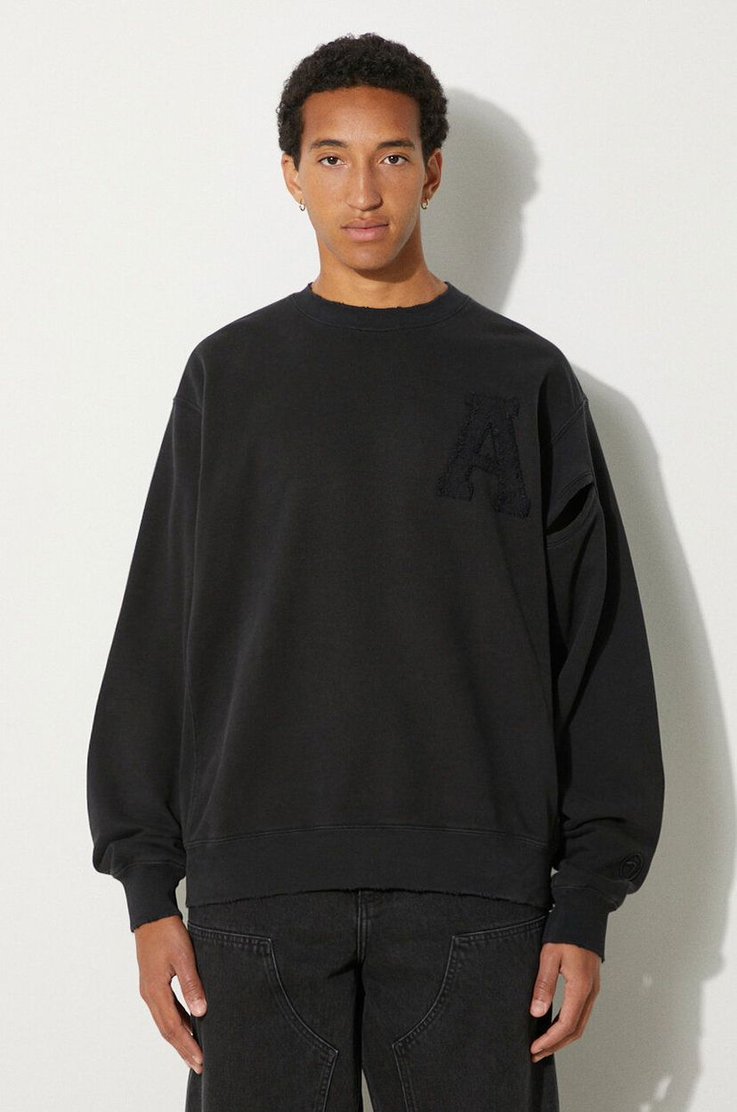 Pulover Ambush Hole Sweatshirt Črna | BMBA004F24FLE0011010