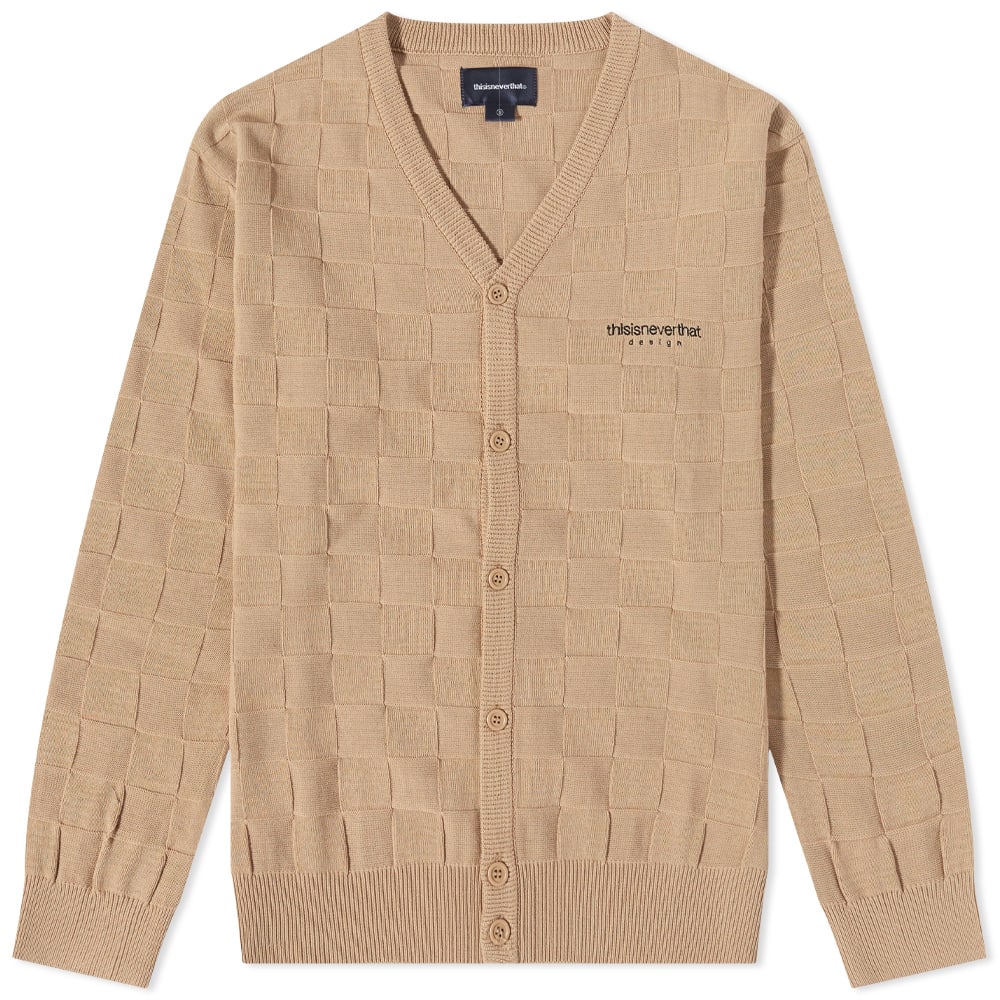 Pleteni pulover thisisneverthat Cardigan Bež | TN221KKNCK01-BG, 0