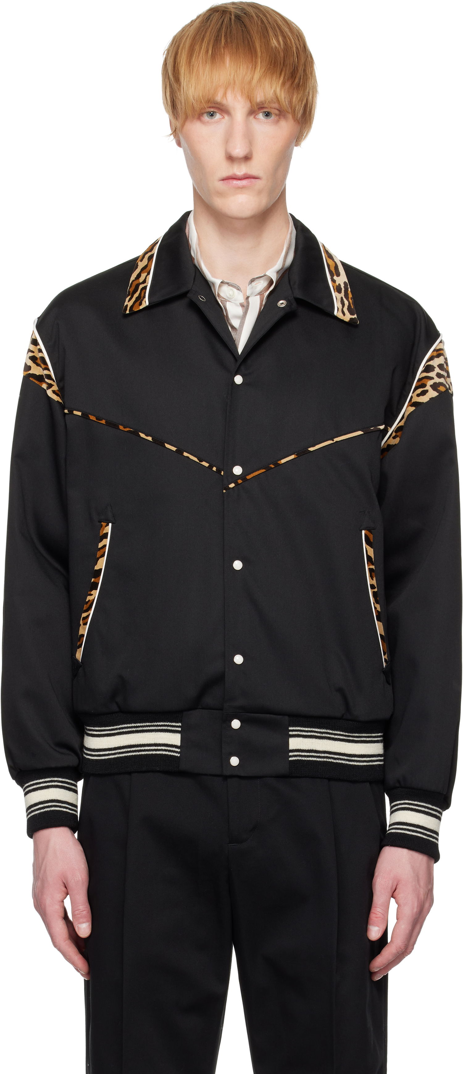 Bomber jakna WACKO MARIA WACKO MARIA Western Jacket Črna | 25SS-WMO-BL12, 0