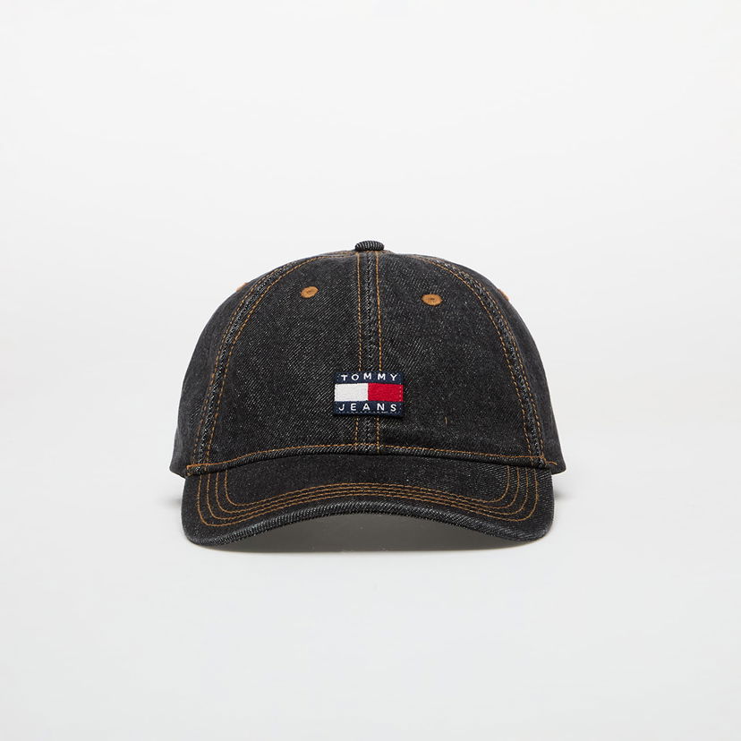 Kapa Tommy Hilfiger Tommy Jeans Heritage Denim Cap Črna | AM0AM13535 1BJ