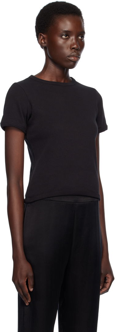 Majica The Row The Row Torya Fitted Ribbed T-Shirt Črna | 9062-K660, 1