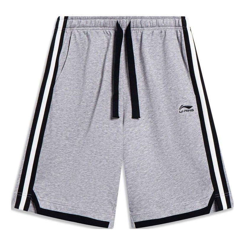 Kratke hlače Li-Ning Color Block Striped Shorts Siva | AKST639-4