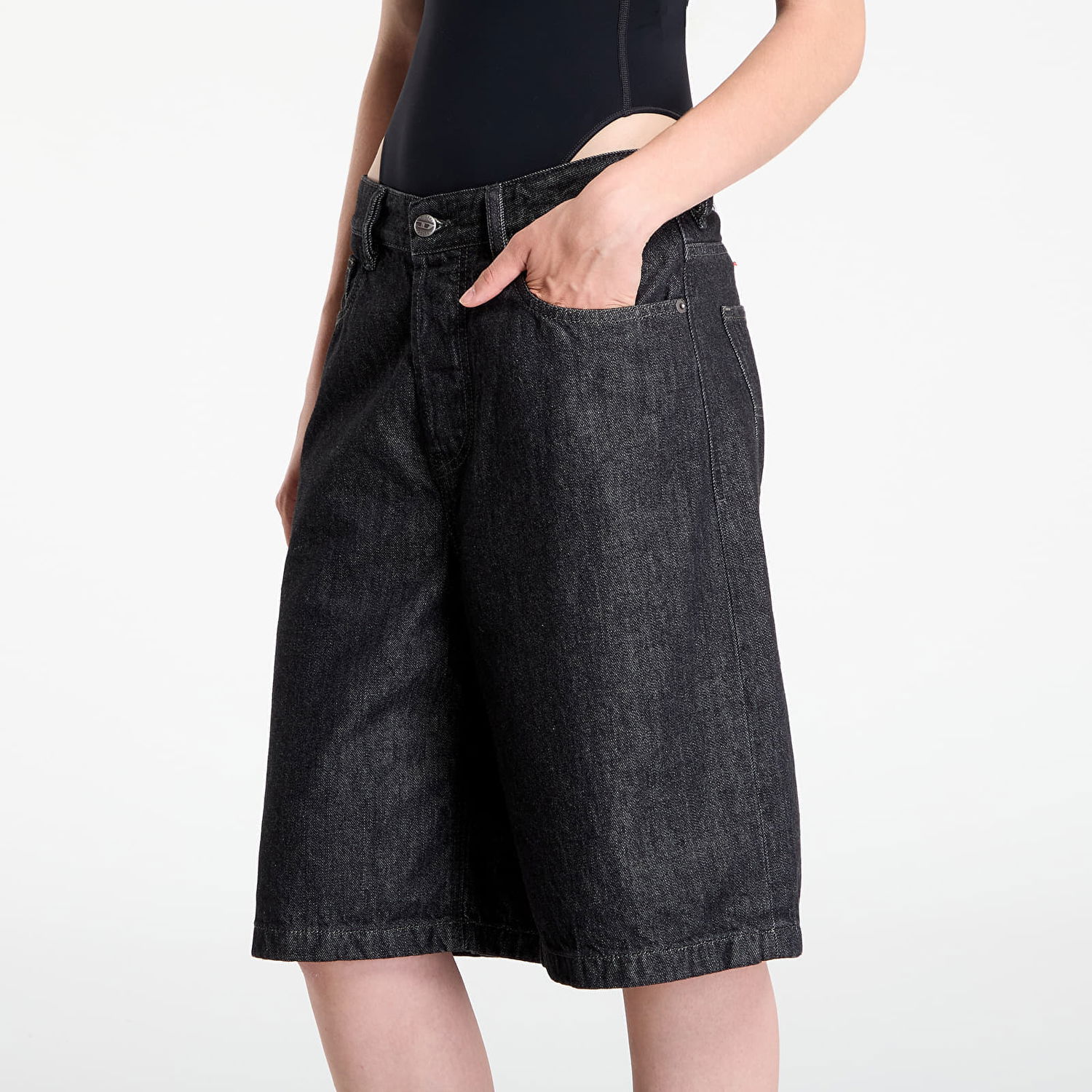 Kratke hlače Diesel Diesel De-Sire-Short Shorts Črna | A14051_09M65 02, 1