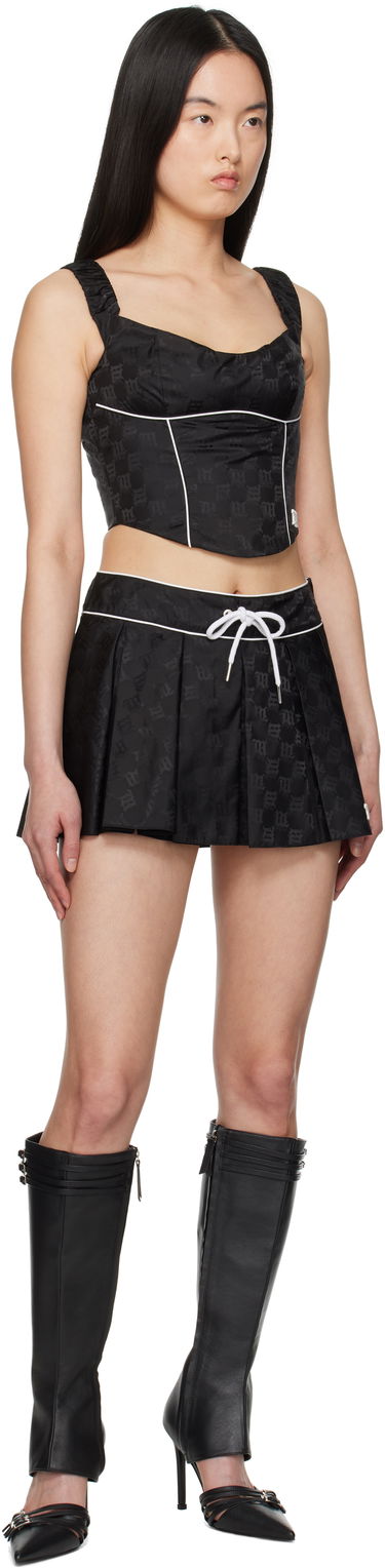 Krila MISBHV MISBHV Monogram Nylon Miniskirt Črna | 250W853, 3