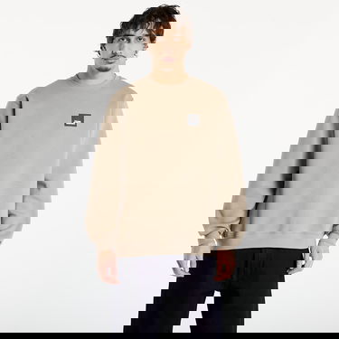 Pulover Horsefeathers Dunk Crewneck Sweatshirt with Patch Logo Bež | SM1225U, 0