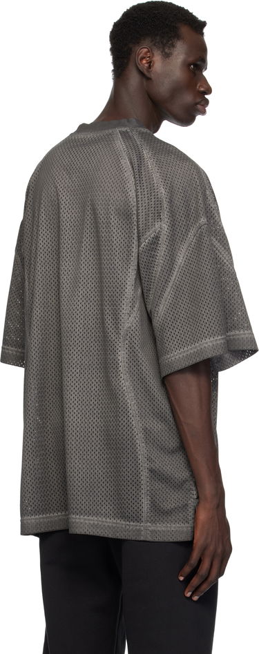 Dres Alexander Wang Alexander Wang Mesh Short Sleeve T-Shirt Siva | UCC1251733, 2