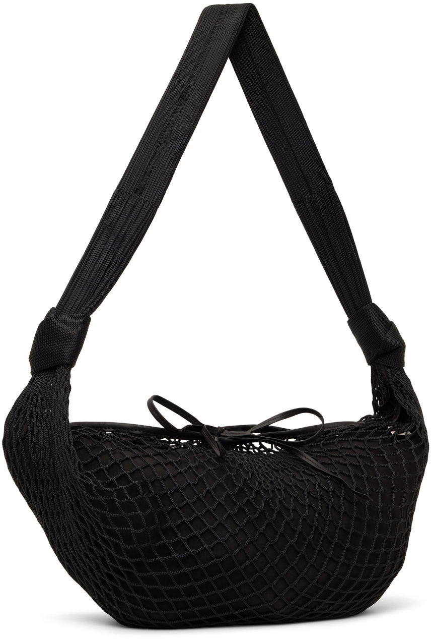 Torba za čez ramo LEMAIRE LEMAIRE Croissant Shoulder Bag Črna | BG0128 TP0006, 1