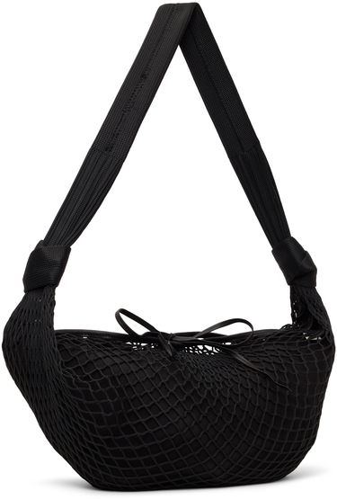 Torba za čez ramo LEMAIRE LEMAIRE Croissant Shoulder Bag Črna | BG0128 TP0006, 1