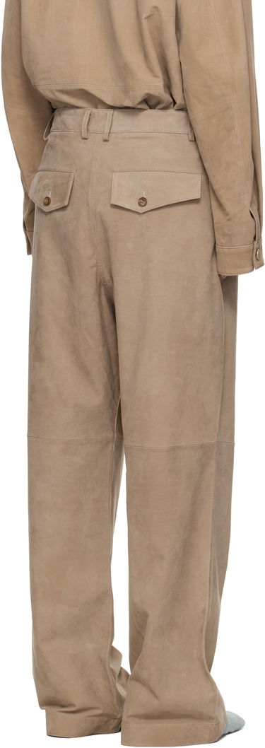 Hlače Entire Studios Entire Studios DC Suede Trousers Bež | ES2668SS, 2