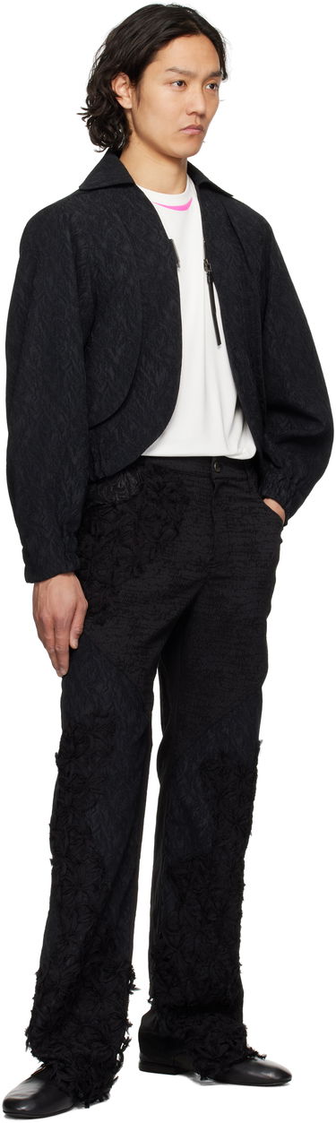 Hlače ADER ERROR ADER error Product. 90 Floral Appliqué Trousers Črna | BO01SSBT0106BK, 3
