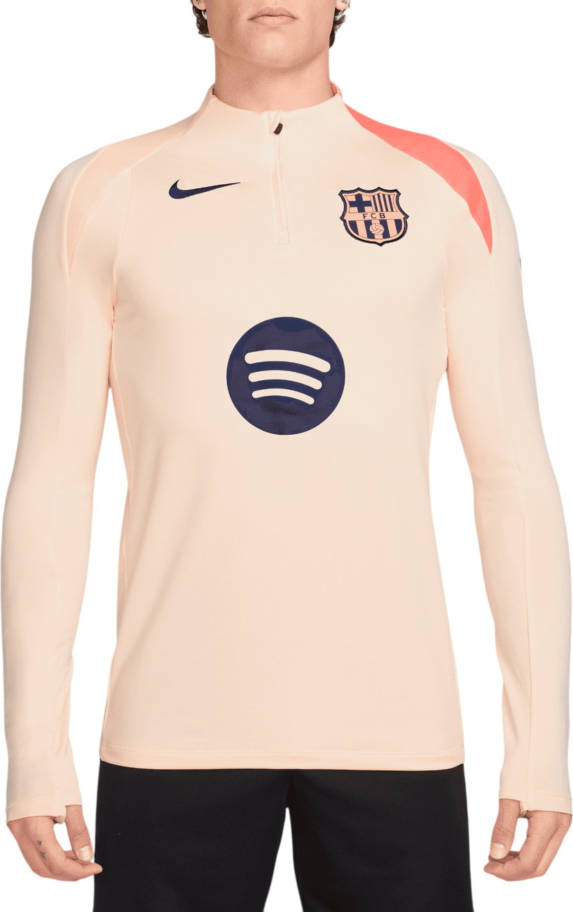 Majica Nike FC Barcelona Dri-FIT Strike Soccer Knit Drill Top Bež | hm3350-808