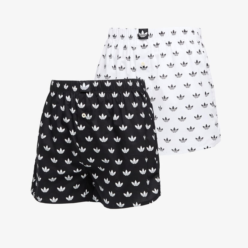 Boksarice adidas Originals adidas Woven Boxer Shorts, 2-Pack Bela | 4AR006-900