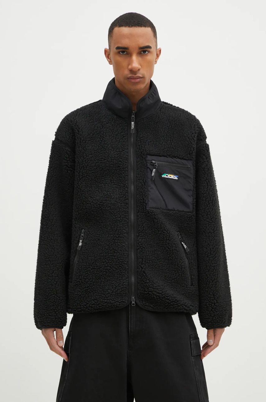Pleteni pulover Manastash Manastash Mt. Gorilla Oversize Fleece Jacket Črna | 7924252002, 0