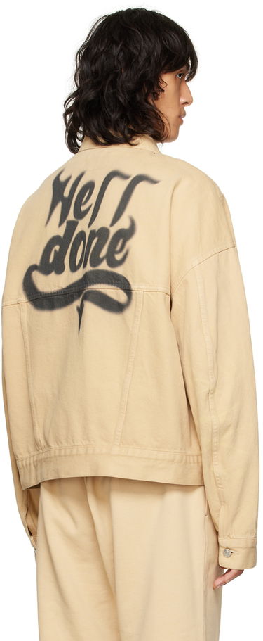 Jakna We11done We11done Trucker Denim Jacket Bež | WD-DJ3-22-376-U-BG, 2