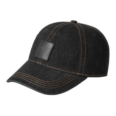 Kapa Carhartt WIP Bleached Denim Baseball Cap Črna | I034471_6, 0
