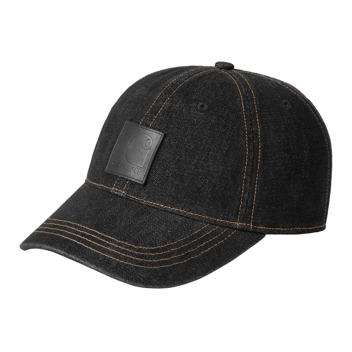 Kapa Carhartt WIP Bleached Denim Baseball Cap Črna | I034471_6, 0