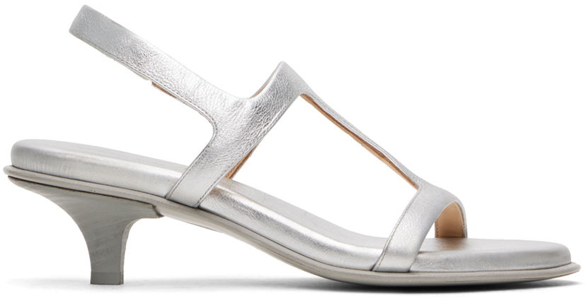 Superge in čevlji Marsèll Marsèll Ciglio Heeled Sandals Kovinski | MW8173 082