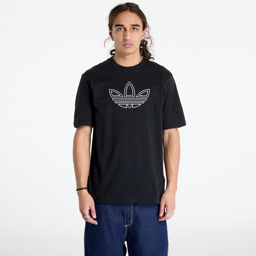 Majica adidas Originals T-shirt adidas Outline Tee XXL Črna | IY4882