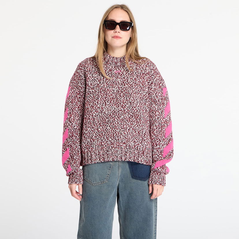 Pleteni pulover Off-White Mouline Arrow Knit Crewneck Večbarvna | OWHE10JF25KNI0012632