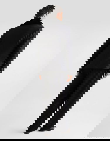 Jakna Dolce & Gabbana Dolce & Gabbana Double-breasted Jacket with Fur-Effect Collar Črna | G2VK3ZHU2A8N0000, 2