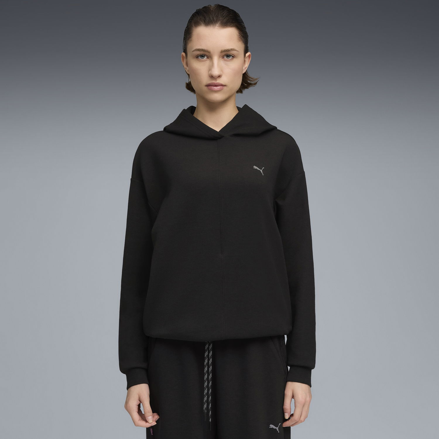 Pulover Puma CLOUDSPUN Hoodie Črna | 527460_01, 0
