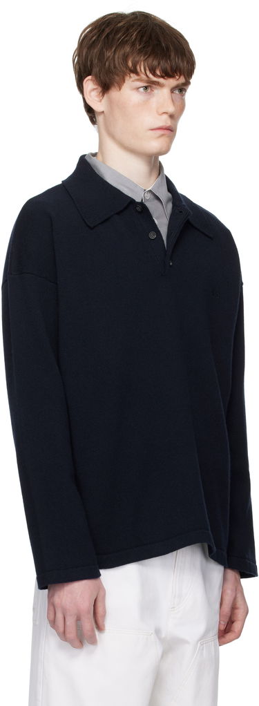 Pleteni pulover A.P.C. A.P.C. Manuel Knit Polo Rjava | WOASB-H23454, 4