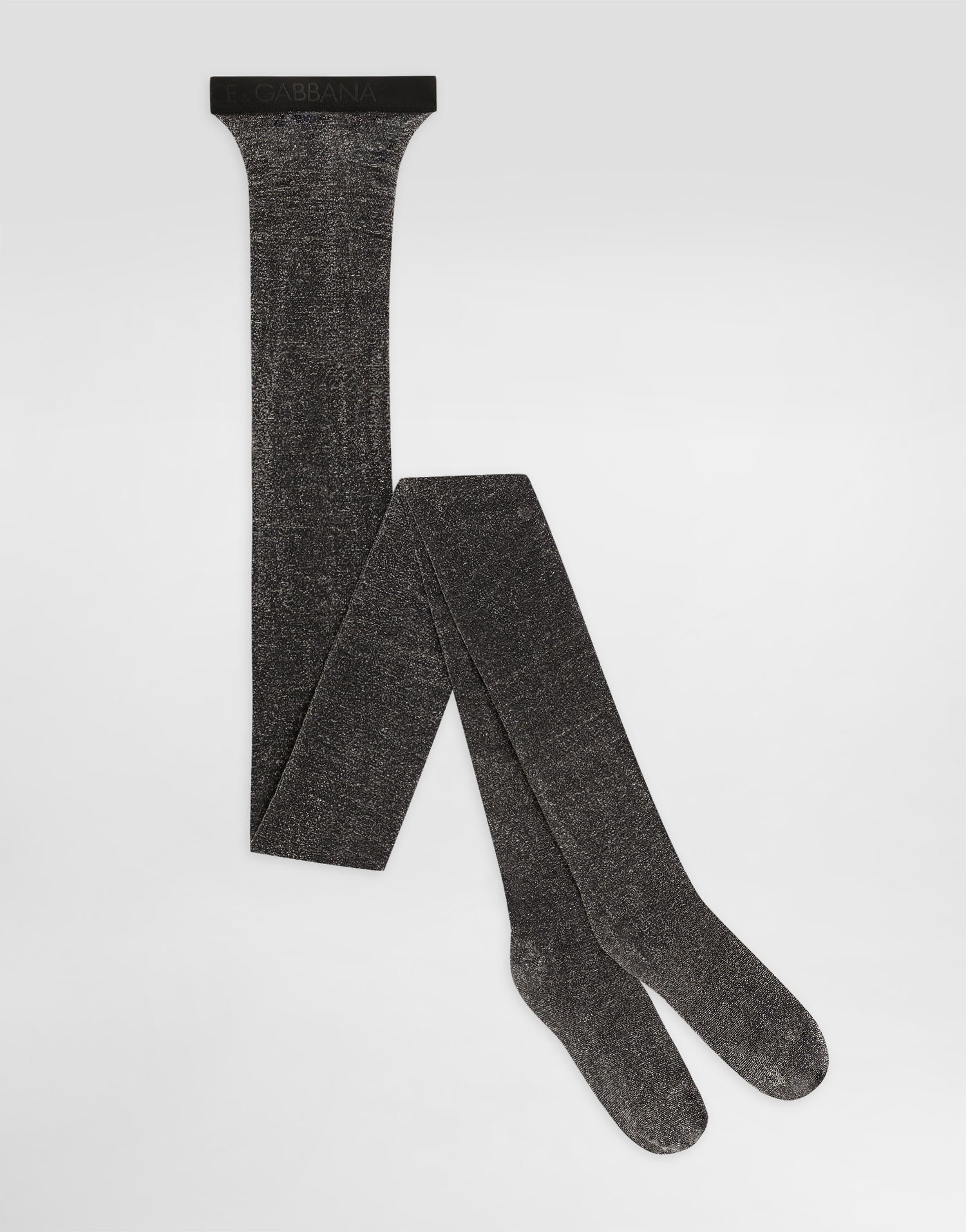 Nogavice Dolce & Gabbana Sparkling Tights Collection Kovinski | O4B63TON02Z8S287, 0