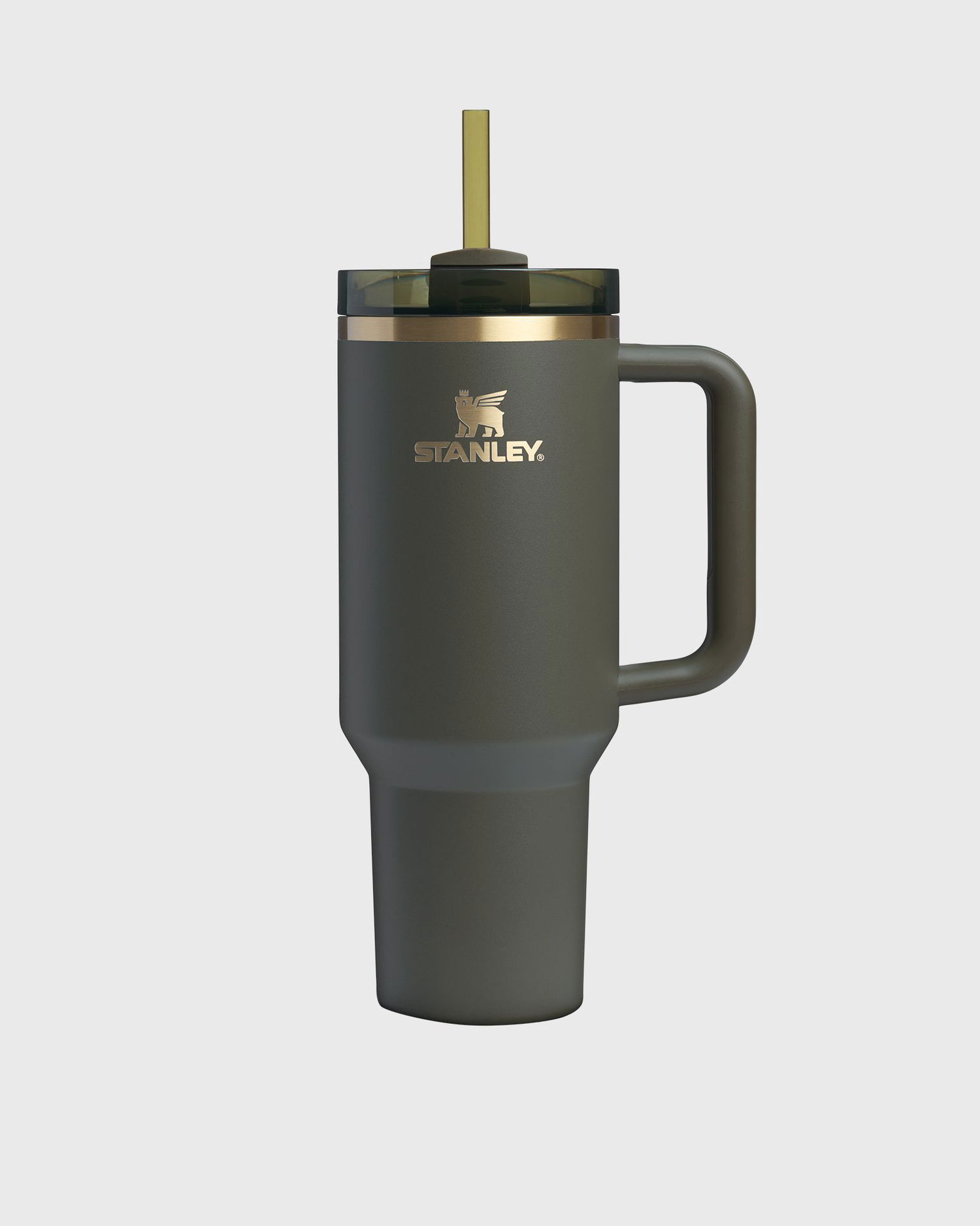 Steklenica za pitje Stanley Quencher H2.O FlowState Handled Tumbler 40 oz with Straw Zelena | 10-10824-988, 1